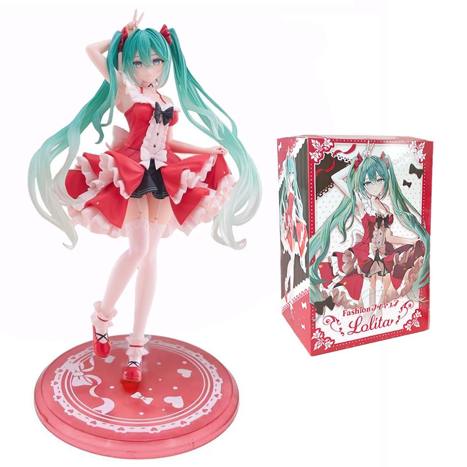 New In Stock Hatsune Miku In A World With Closed Windows Collectible Anime Kawaii Figure Desk Decor Hot Birthday Christmas Gifts