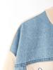 European and American Style, New Women's Clothing, Versatile Models, Mickey Mouse Print Splicing Sweater 0085360
