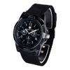 Military Mens Analog Watch Nylon Strap Black Army Outdoor Casual Quartz