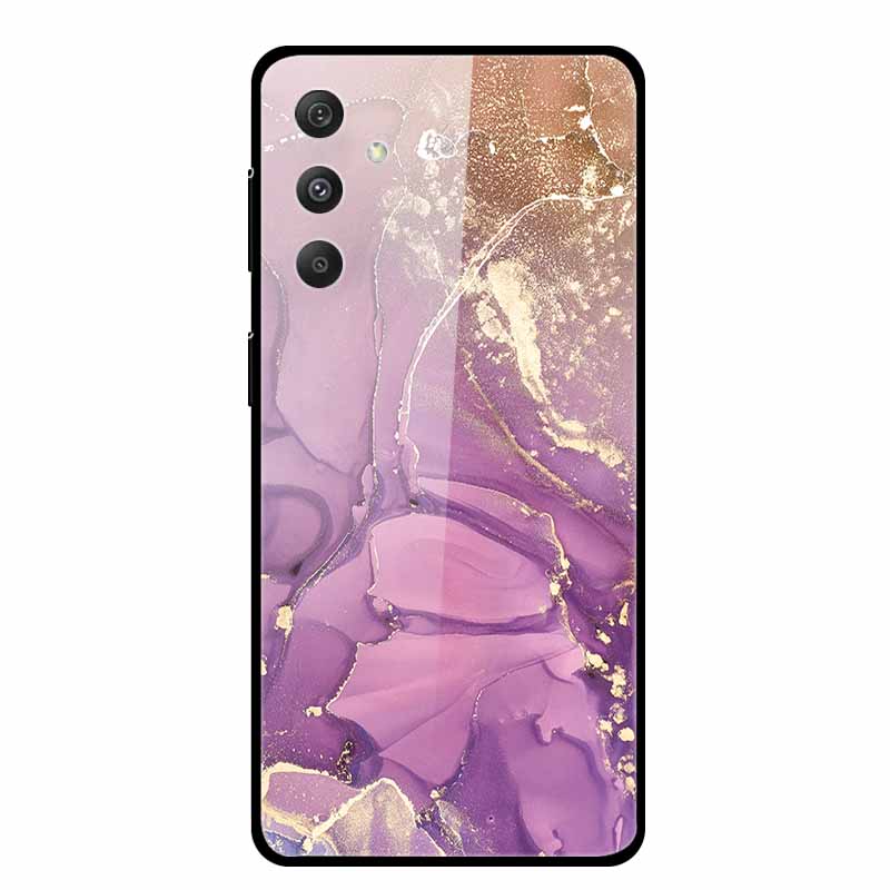 For Samsung Galaxy M54 M34 M14 Case Luxury Tempered Glass Back Cover Hard Case Samsung Galaxy M 54 Capa Fundas Coque Colorful