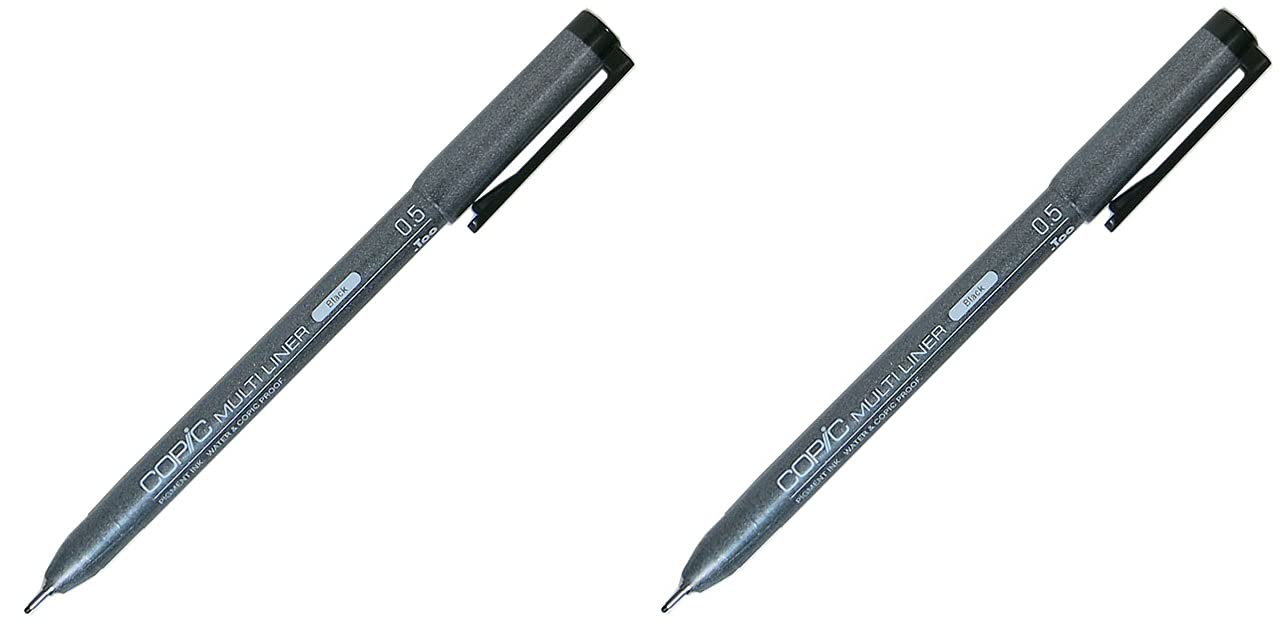 

Copic Multiliner [Набор 2] (черный) 0.5mm