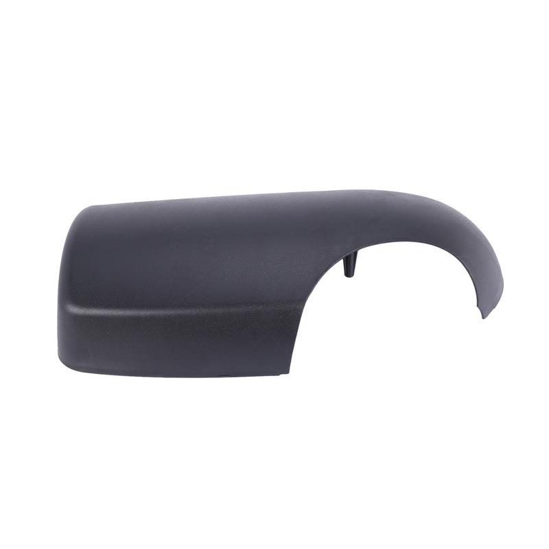 2Pcs ABS Black Door Wing MIRROR COVERS Near Passenger L+R For FORD TRANSIT MK6 MK7 2000-2014