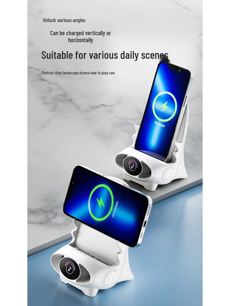 V8 Wireless Charger & Aromatherapy Desktop Phone Holder M111