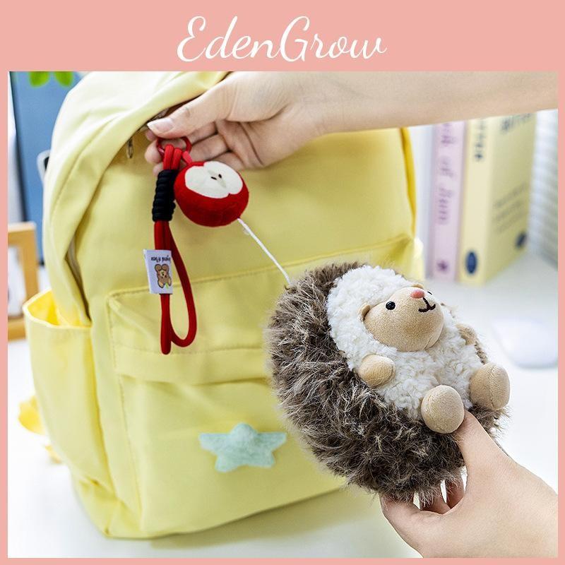 Hedgehog Apple Cute Cartoon Animal Plush Doll Pendant For Decoration Bag