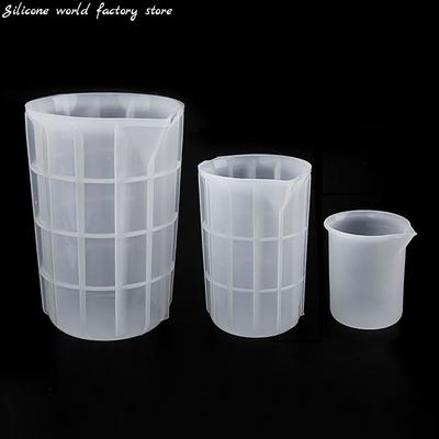 100/300/700ML Silicone Measuring Cup DIY Jewelry Making Tools Baking Tools Epoxy Resin Cup Mixed Silicone Measure Cup