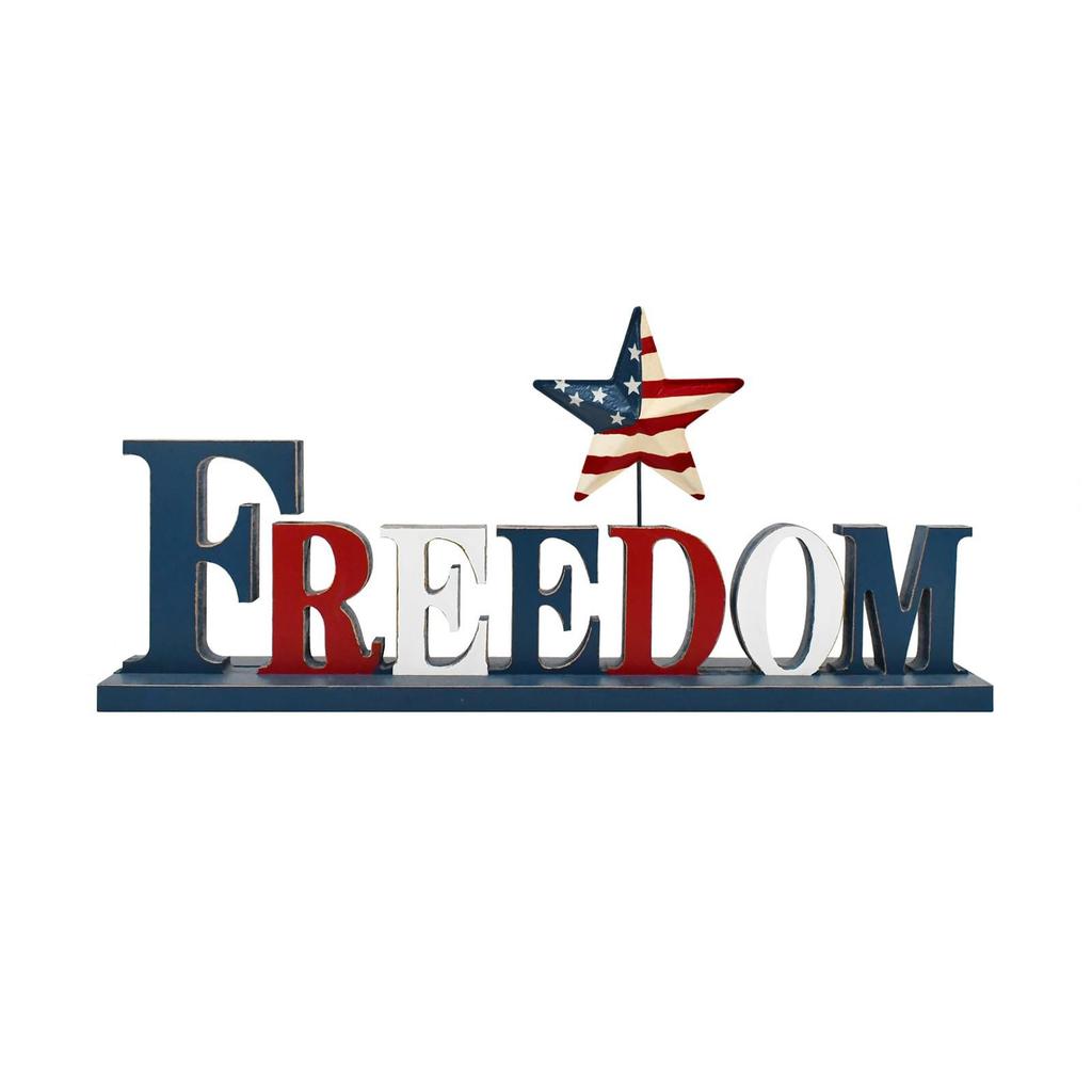 Unabhängigkeitstag Dekorationen Holzschmuck Memorial Day Holzbastelarbeiten