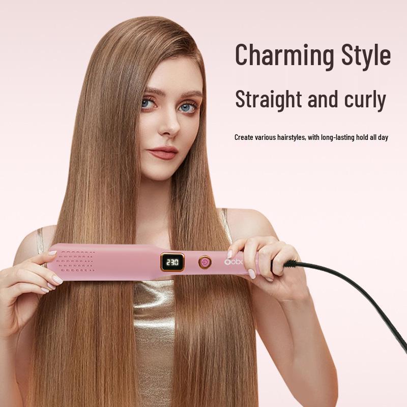 Dual-Use Curling and Straightening Iron for Dorms - Ideal for Students