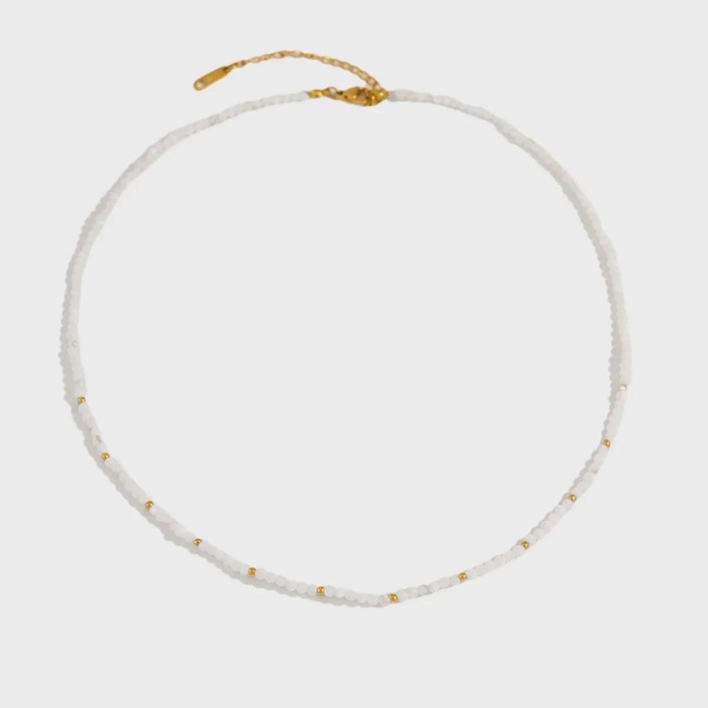 Simple Style 3D Flower Shell Pendant Necklace for Women