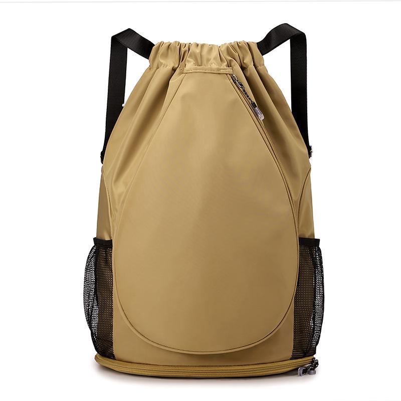 Large Capacity Badminton and Tennis Racket Drawstring Backpack with Custom Printing