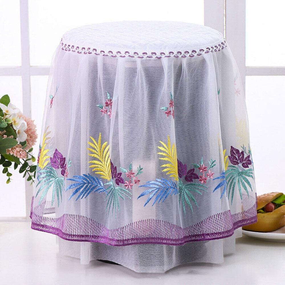 Pastoral Lace Air Fryer Dust Cover Kitchen Appliance Cover Pastoral Style Rice Cooker Cover Decorative Cover Embroidery