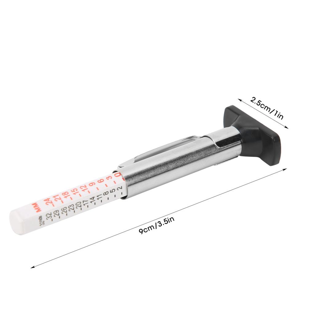 0‑25mm Car Tire  Depth Gauge Tester Portable Car Tyre Measuring Tool  Tire Depth Gauge 0‑25mm Tire Depth Gauge