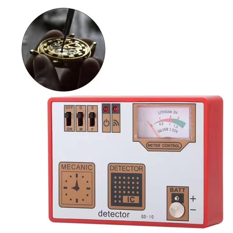 Electronic Meter Movement Tester And Battery Pulse Checker Testing Suitable For Watch Repair With Demagnetizer Function
