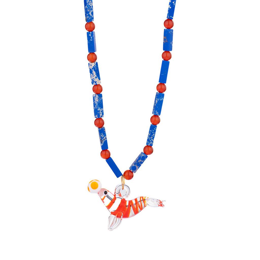 Multifuntional Fish Necklace Adjustable Chain Necklace Elegant Pendant Necklace Alloy Texture Suitable for Everyday