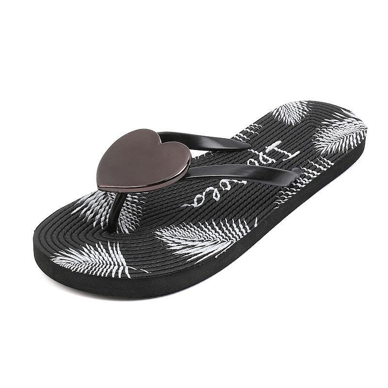 fashion Summer Slippers Flat Sandals for Women Beach Slipper Shoes Woman Pink Lover Open Toe Flip Flops Clear Women Outdoor Beach Slides