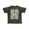 Saint Mxxxxxx Human Fear T-Shirt Vintage Black Men Streetwear SM-S22-0000-011