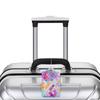 Stylish Printed Leather Luggage & ID Tag Set
