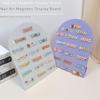 New Premium Acrylic Nail Color Plate Magnet Nail Tips Display Board Comparison Color Card With Number Stickers For Nail Salon