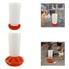 Plastic Poultry Feeder Drinker Detachable Easy Fill Waterer Farm Animal Feeding Tools for Chickens Quails Backyard
