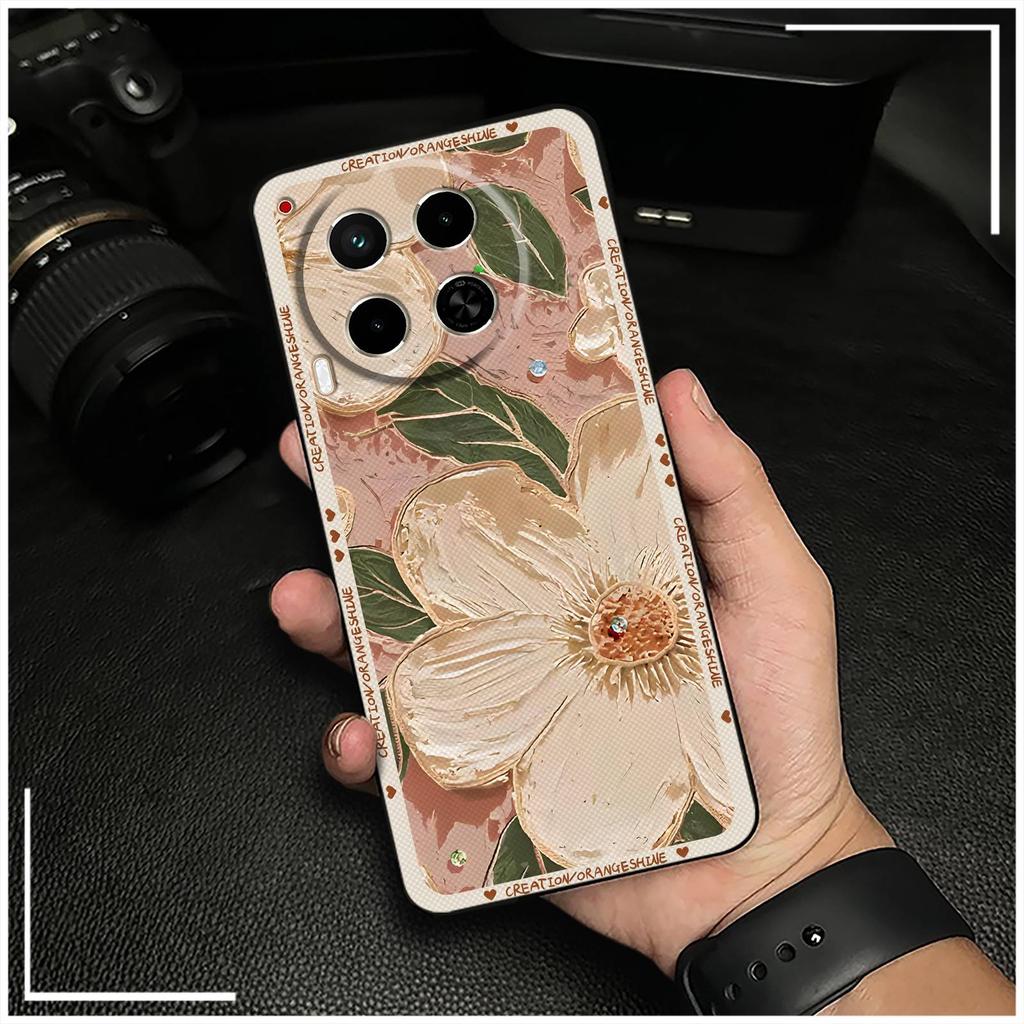 Schmutzabweisende Graffiti-Handyhülle für Tecno Camon30/4G/5G/CL6/CL7 Niedliche TPU-Cartoon-Ölgemälde Wasserdicht Schützend