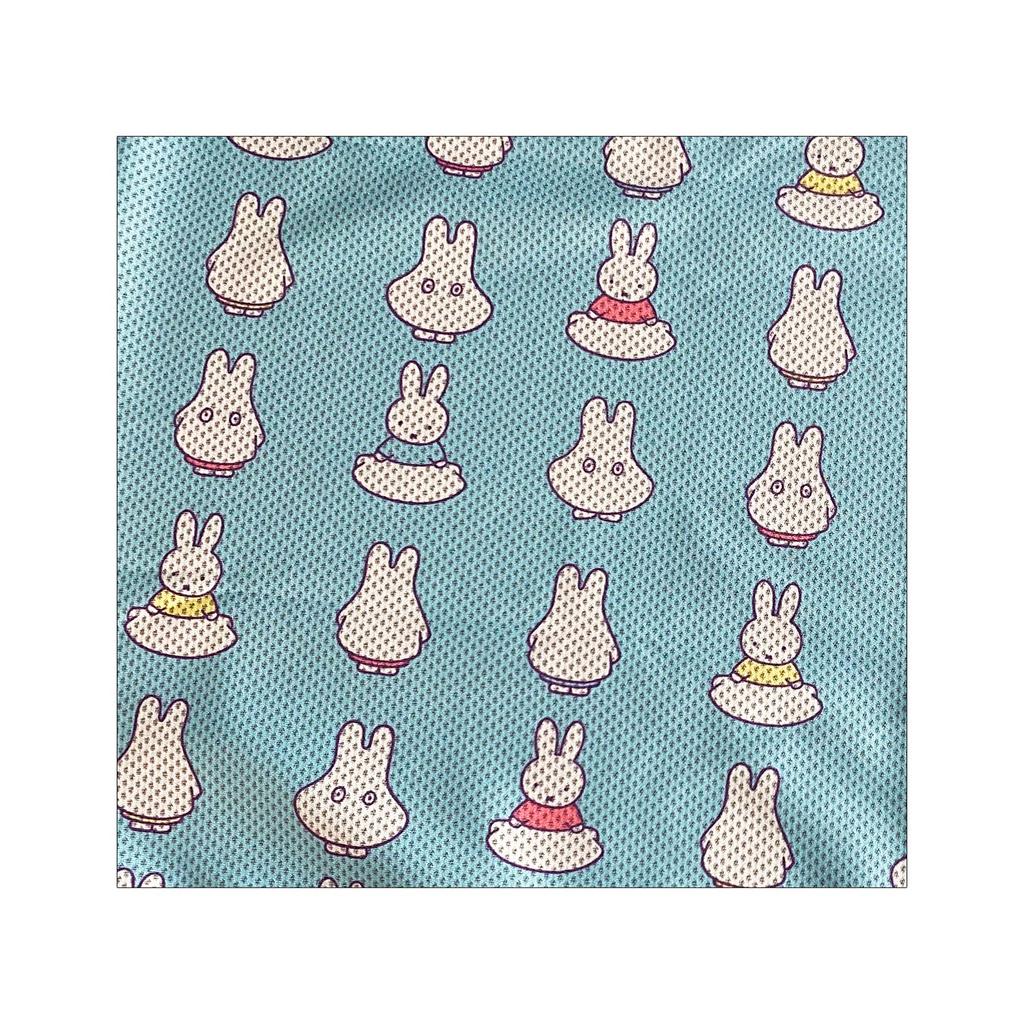 Miffy Cool Ghost One Size Towel, Pattern, Blue, MF1001,