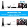 New Digital Tv Antenna Receiver Indoor And Outdoor High-Definition Digital Terrestrial Wave Hdtv Tv Antenna Supports Multiple Co