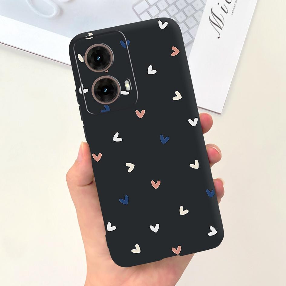 For Motorola Moto G85 5G Case 2024 Fashion Flower Marble Soft Silicone Camera Protection Phone Cover For Moto G85 XT2427-3 Coque