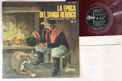 LP Record VARIOUS - La Epoca Del Tango Heroico Vol8 OR7007 ODEON Japan Latin Used
