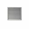 Low-Profile Aluminum Vent Cover | Wall Ventilation Grille, Louvered Vent, for
