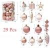 18/29PCS Christmas Ball Ornaments Candy Cane Special-shaped Christmas Tree Party Decoration New Christmas Spheres Pendant