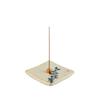 Zen Style Antique Sandalwood Incense Holder for Indoor Use