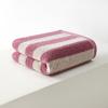 Battilo Plaid Cotton Bath Towels Set Soft Absorbent Daily Cleansing Face Hand Towel Set Patterned Lightweight Towel For Bathroom