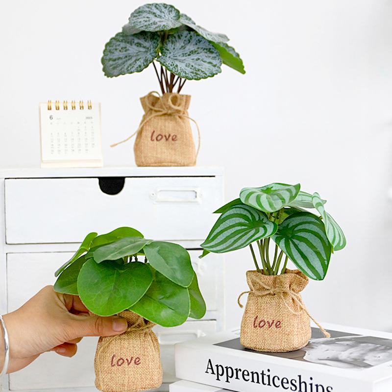 1 buc Ornament plin de vitalitate Plante verzi Flori proaspete simulate Bonsai natural de interior Plantă simulată în ghiveci