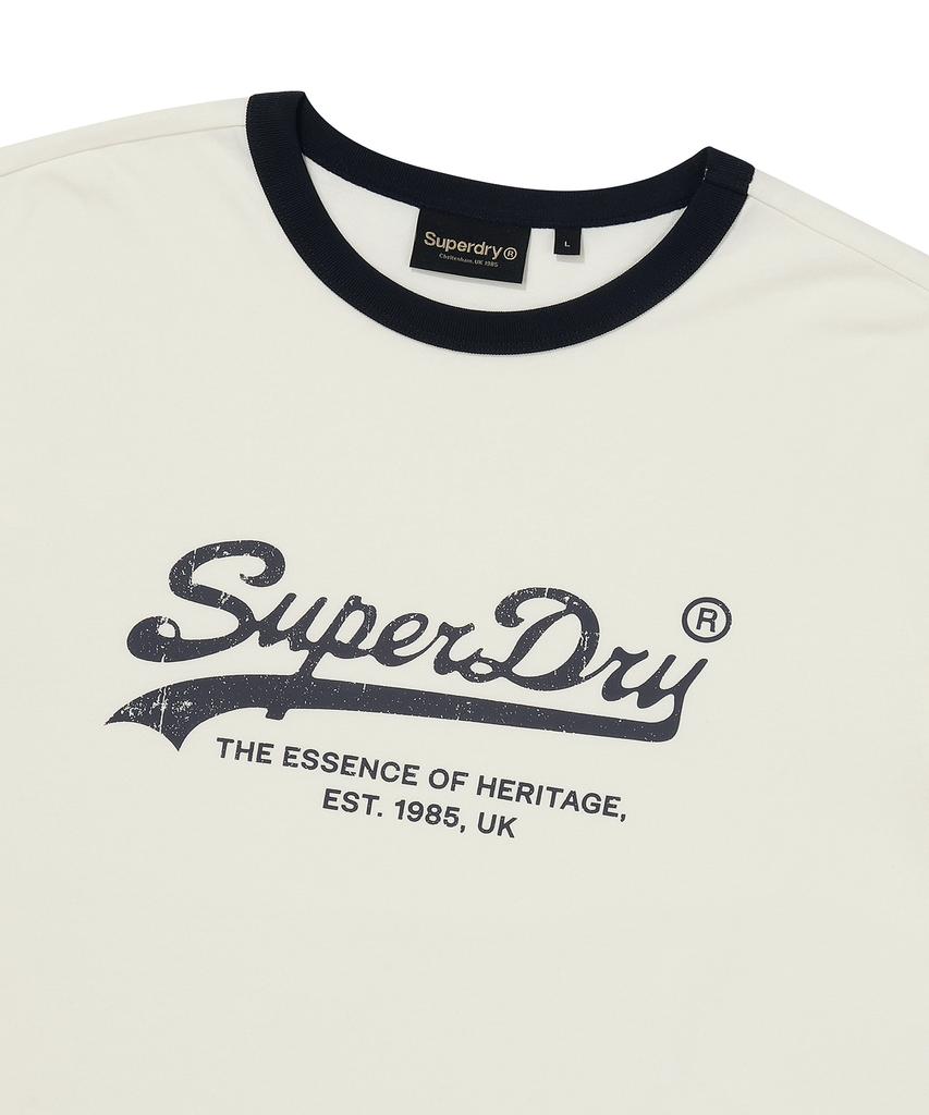 Syupeodeulai Logo Ringer T-Shirt Cream Sduiscq10Crm