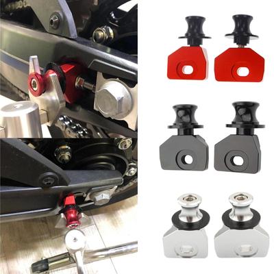 2x Praktische Motorfiets CNC Aluminium Kettingafstelschroef Rocker Spoel Slider voor Honda CB650R CBR650R CB 650R 14-19