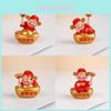 Lucky God Of Wealth Resin Figurine For Home Office Celebration Gift