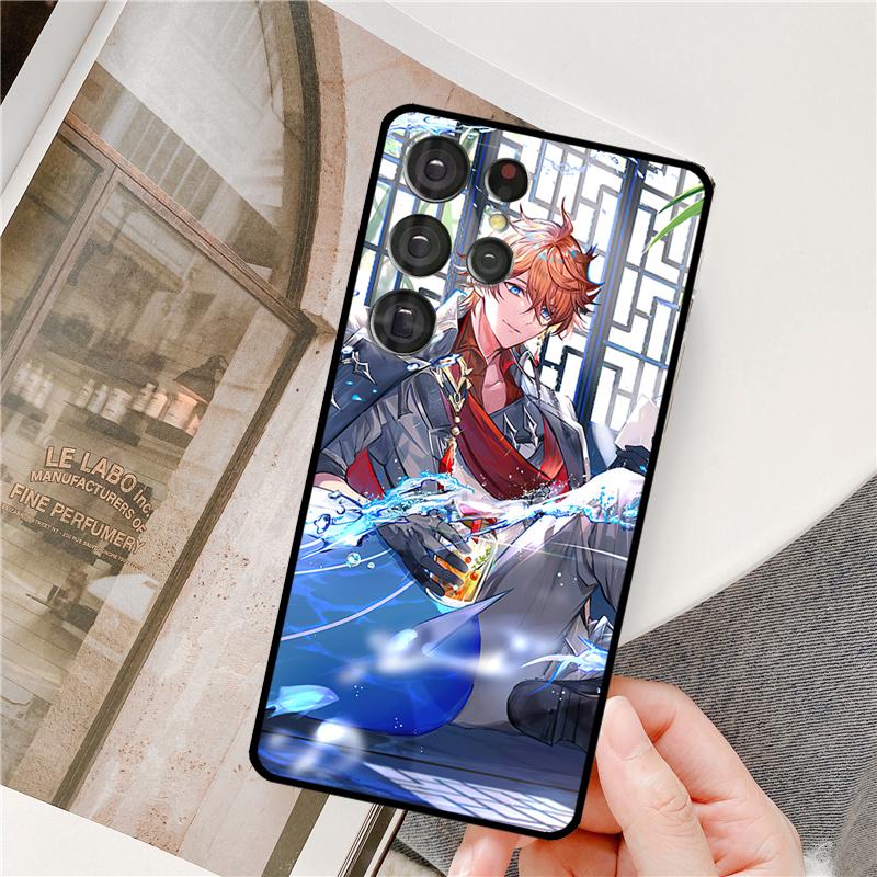 Tartaglia Genshin Impact Phone Case For Samsung Galaxy S24 Ultra S9 S10 S20 S21 S22 S23 Plus S24 FE S25 Ultra Cover