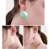 DIY Drop Earring Mold 3D Resin Pendants Moulds Fashionable Ear Jewelry Molds Silicone Material for Hand-Making Earrings