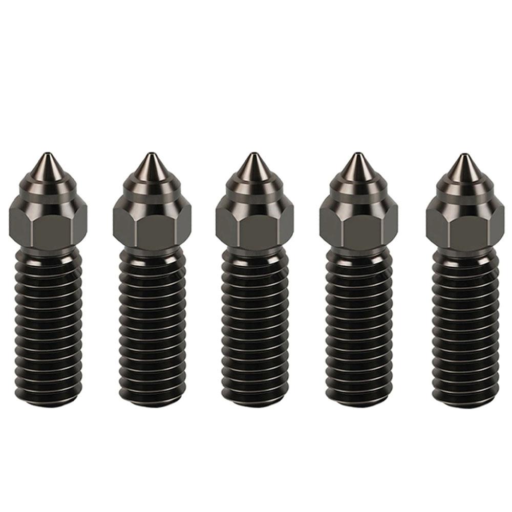 Hochgeschwindigkeits-3D-Druckerdüse Messingbeschichtetes Kupfer Gehärteter Stahl Für Creality K1 K1 Max Ender3 V3 KE CR‑M4 Sovol SV06+ SV07 Vyper