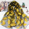 Sciarpe primaverili in organza da donna, protezione solare lunga estiva, involucri di pashmina e scialli, stole