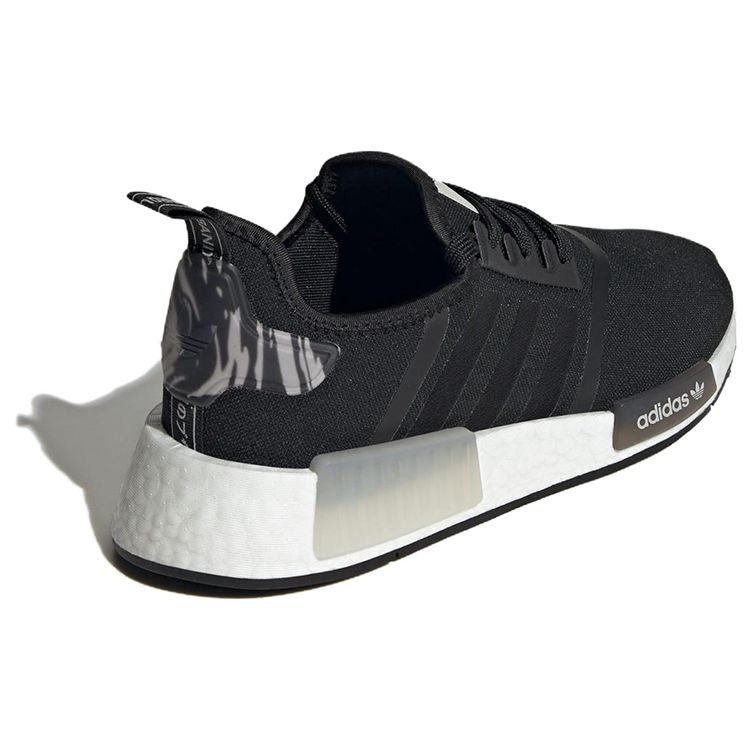 Adidas NMD_R1 Black White Marble Women Sneakers Core-Black Cloud-White Grey-Two IE9611
