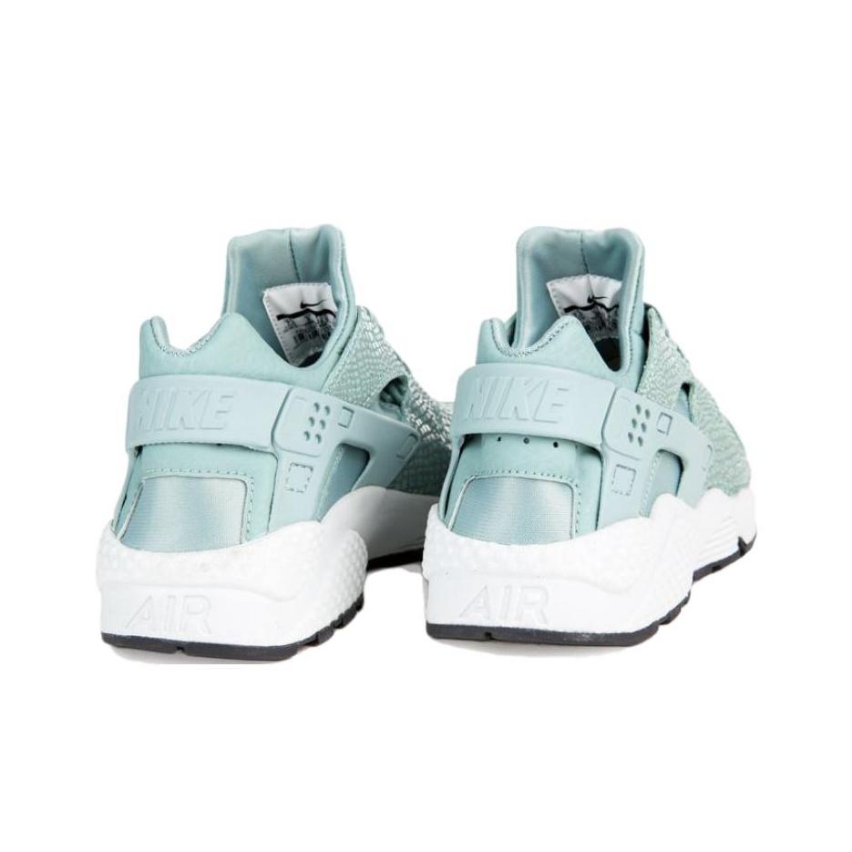 Nike Air Huarache Run Print Cannon Krokodil Damen Sneaker Blau Cannon-Blau Weiß 725076-006