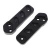 Passenger Floorboard Relocate Kit Adjustable Aluminum Black Powder Coating 41‑425 for Spyder RT 2020 Onwards