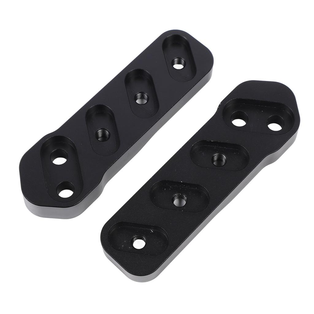 Passenger Floorboard Relocate Kit Adjustable Aluminum Black Powder Coating 41‑425 for Spyder RT 2020 Onwards