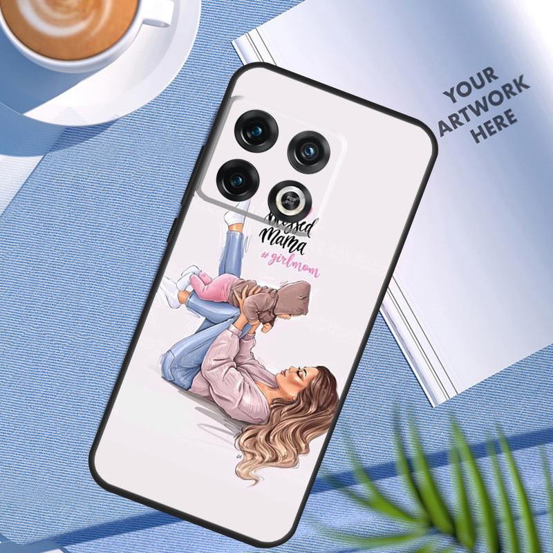 Baby Mom Daughter Girl Son Dad Case For OnePlus 12 11 12R 10 9 Pro 10R 9R 8T 10T Nord 2 2T CE 3 Lite CE4 N10 N20 N30 Cover