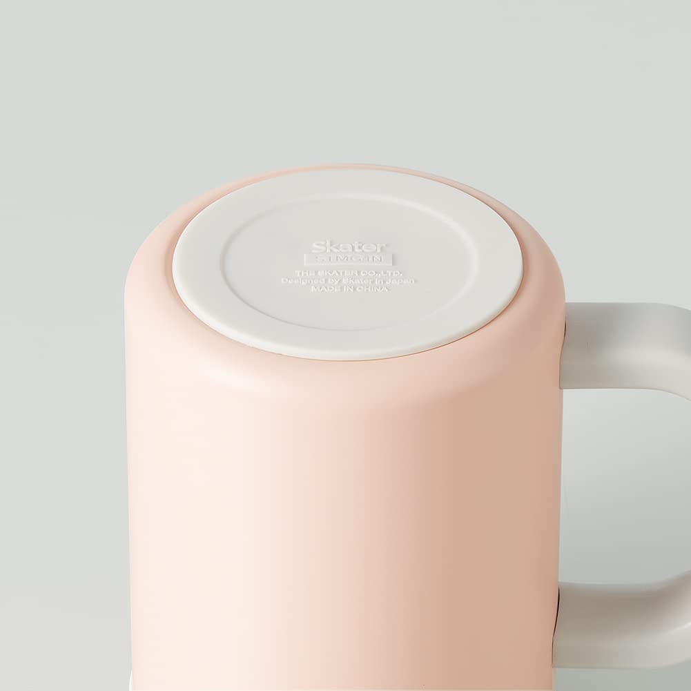 Skater Insulated Stainless Steel Mug with Double Wall Vacuum Dusky Lid, Insulation, Pink, 330ml, STMG4N-A