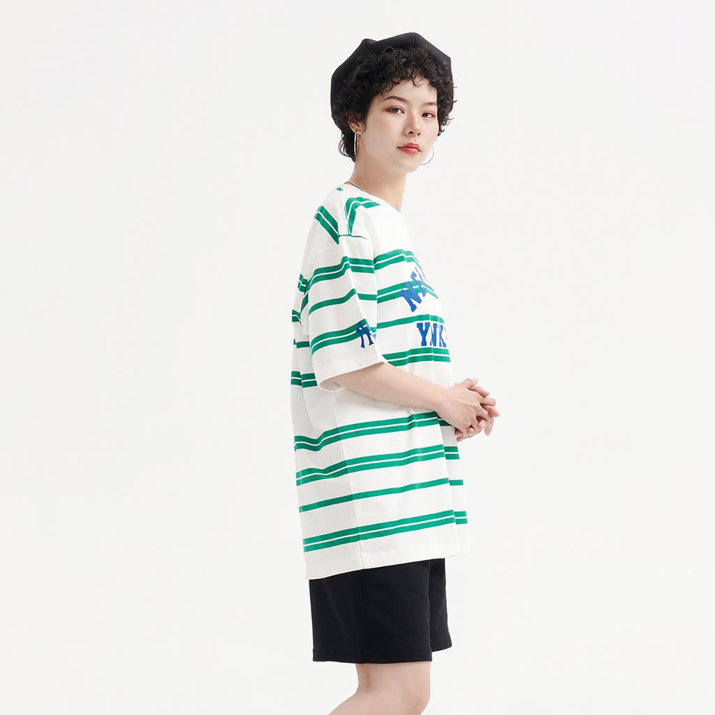 New MLB New York Yankees T Shirts Unisex Light Green 3ATSV0433-50GNP