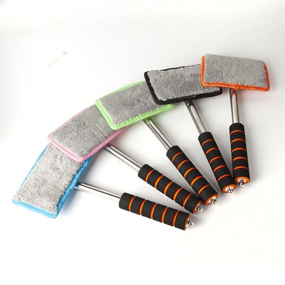 Windshield Car Window Cleaning Brush Retractable Dust Removal Brush New Long Handle Car Wash  Car