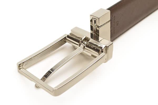 Paul Smith Reversible Leather Men's Belt, Adjustable, Eps22s211, M1A-4437-CCUT, Black/Brown