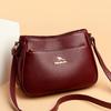 Shoulder bag women's 2025 new soft leather trend large-capacity women's diagonal span versatile multi-functional small fresh women's bag
