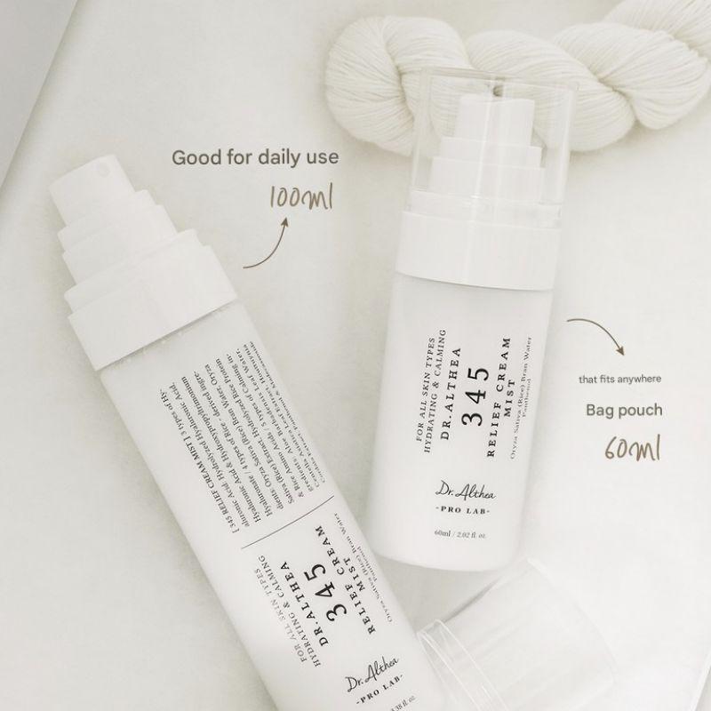 DR.ALTHEA 345 Relief Cream Mist 100ml 1pcs | Hydrating Soothing Face Mist for Sensitive Skin